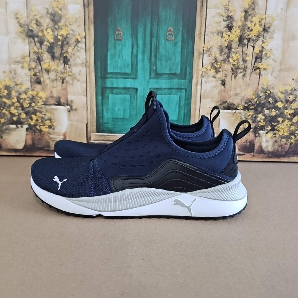 Puma Men's Pacer Future Slip On Sneaker Size 11 382230 08 Blue Athletic Shoes